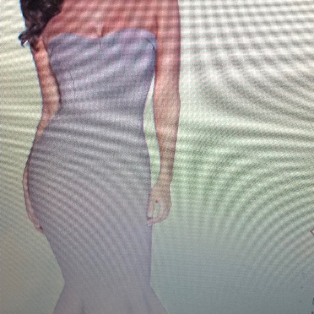 Knee Strapless Mermaid Bodycon Bandage Dress